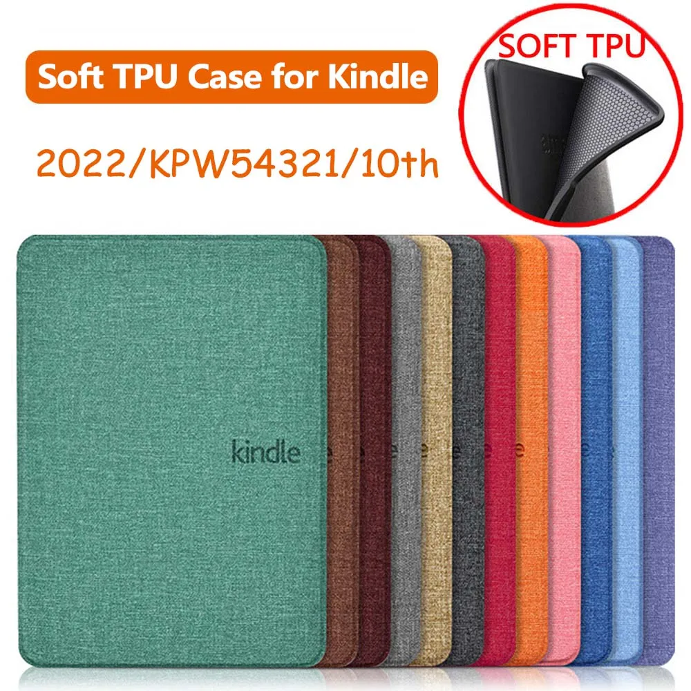 Case for Kindle 2022 2021 2019 2018 2016 Paperwhite Soft TPU Silicone Cover 3 4 5 8 9 10th 11th Generation 6 6.8 Inch Pouch