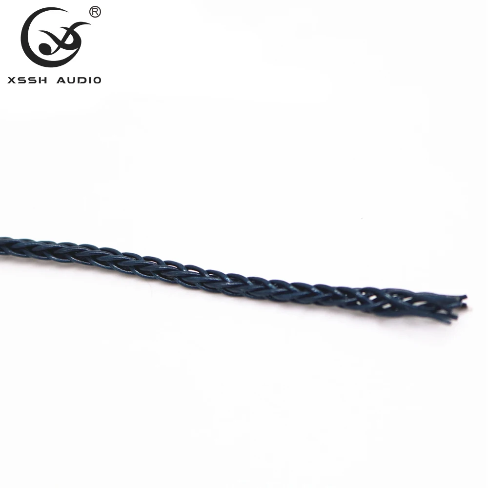 YIVO XSSH 7N OCC Pure Copper Upgrade Headphone Cable, OD3.8MM Soft Professional HiFi Audio Replacement Wire, Length 1M-10M