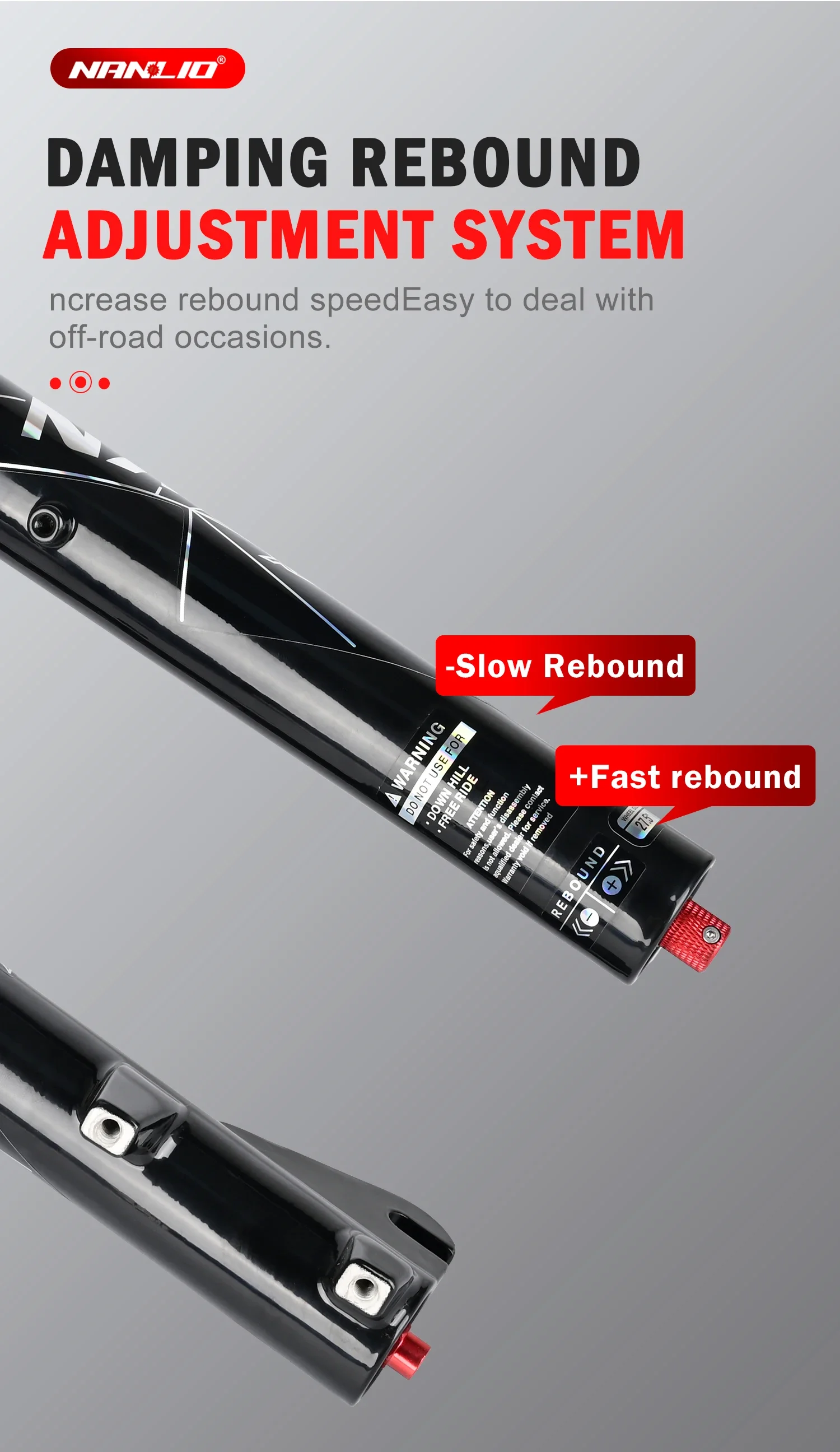 Nanlio X9 Pro MTB Air Suspension Fork 34mm 140/160mm Travel 26/27.5/29 Inch 100x9 100x15 Damping Rebound Bike Fork