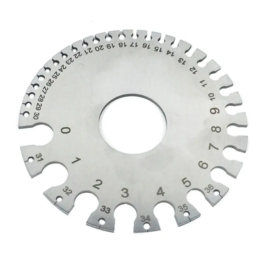 Measuring Gauge Soldering Inspection Tool Diameter Measurer Tool Welding Gauge Welder Ruler Wire Gauge Thickness Ruler Gauge