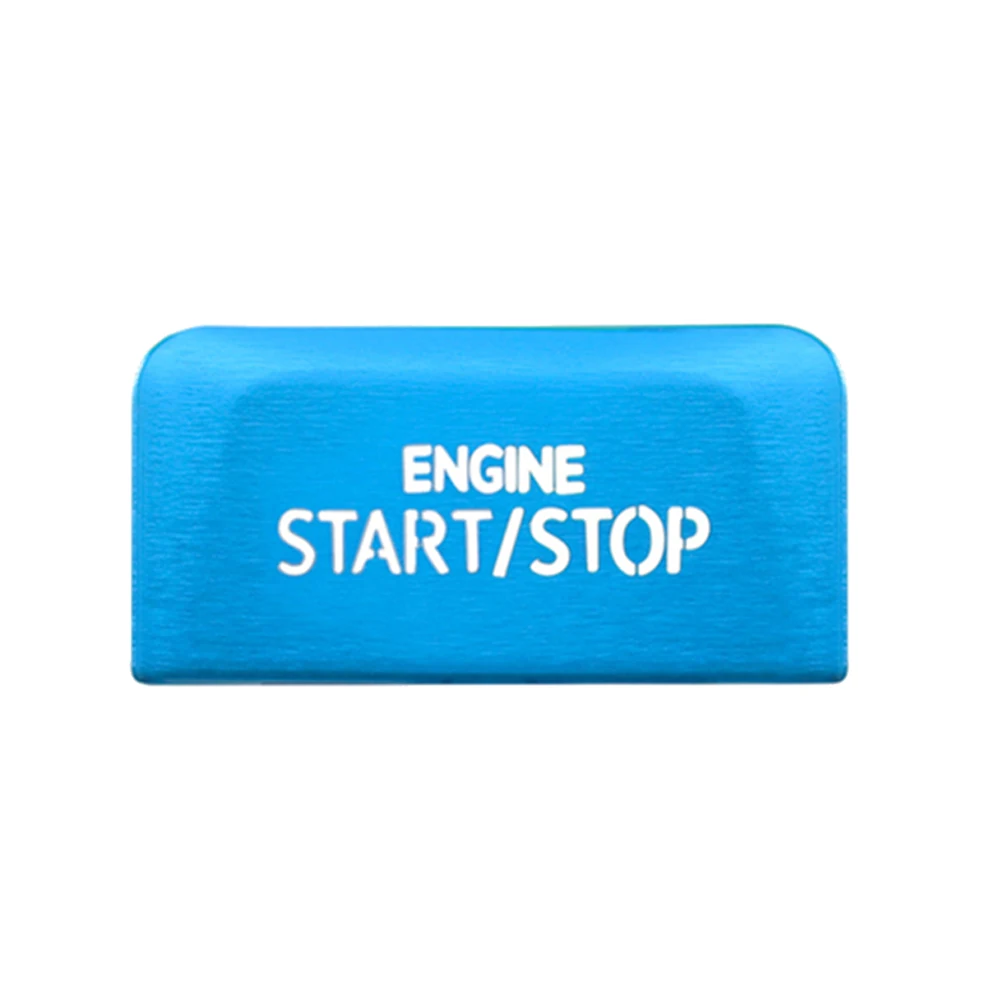 Car Engine Start Stop Button Switch Cover Trim for-Golf 8 MK8 AT Accessories 2020 2021 Blue