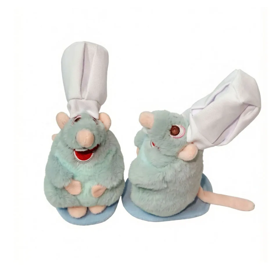 Anime 15cm Ratatouille Chef Remy Magnetic Plush Toy Room Decora Doll Kid Shoulder Plush Doll Decoration Headband Toys “”Gifts