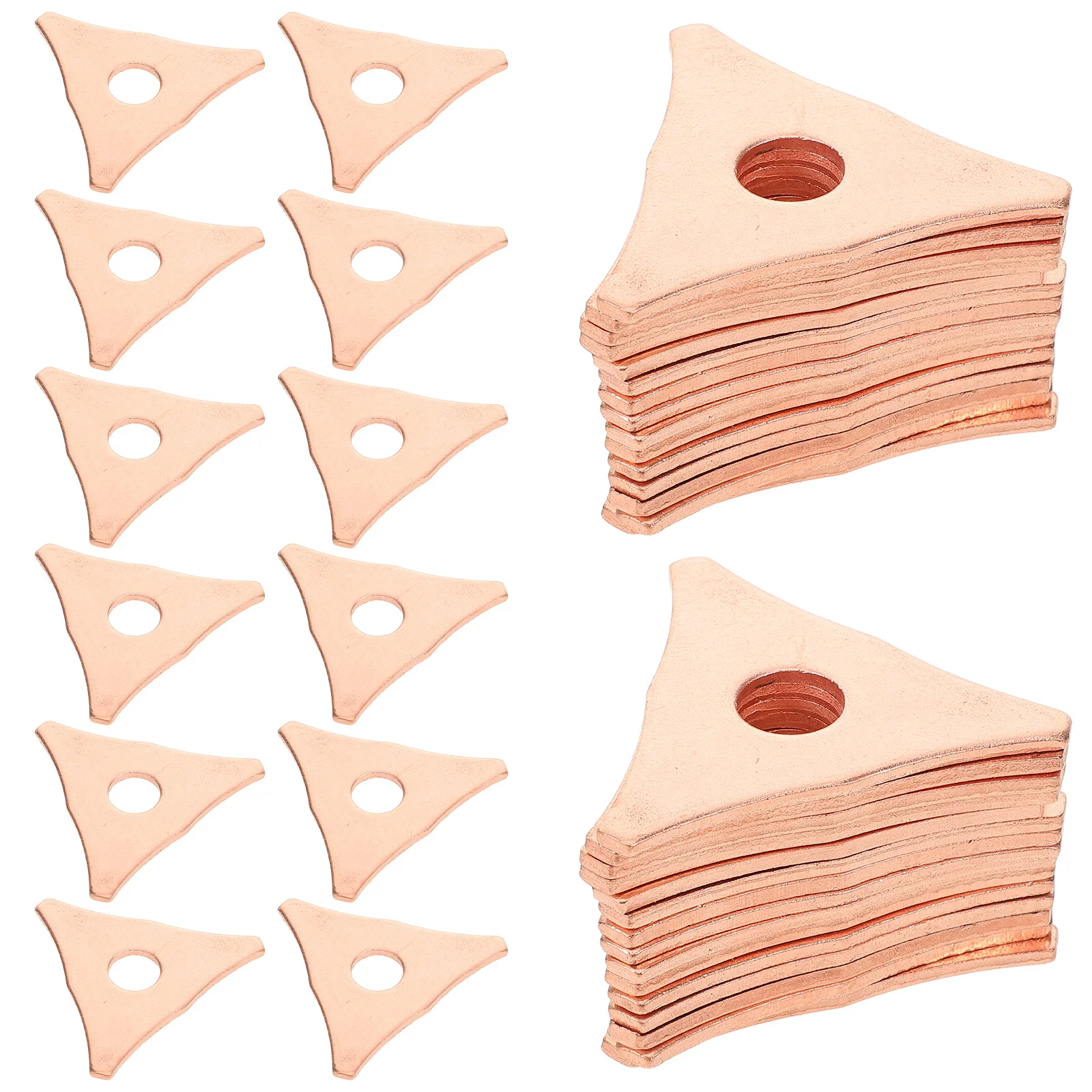 

100pcs Sheet Metal Repair Washers Triangle Dent Pulling Rings For Auto Body Panel Spot Welder Tools Dent Puller