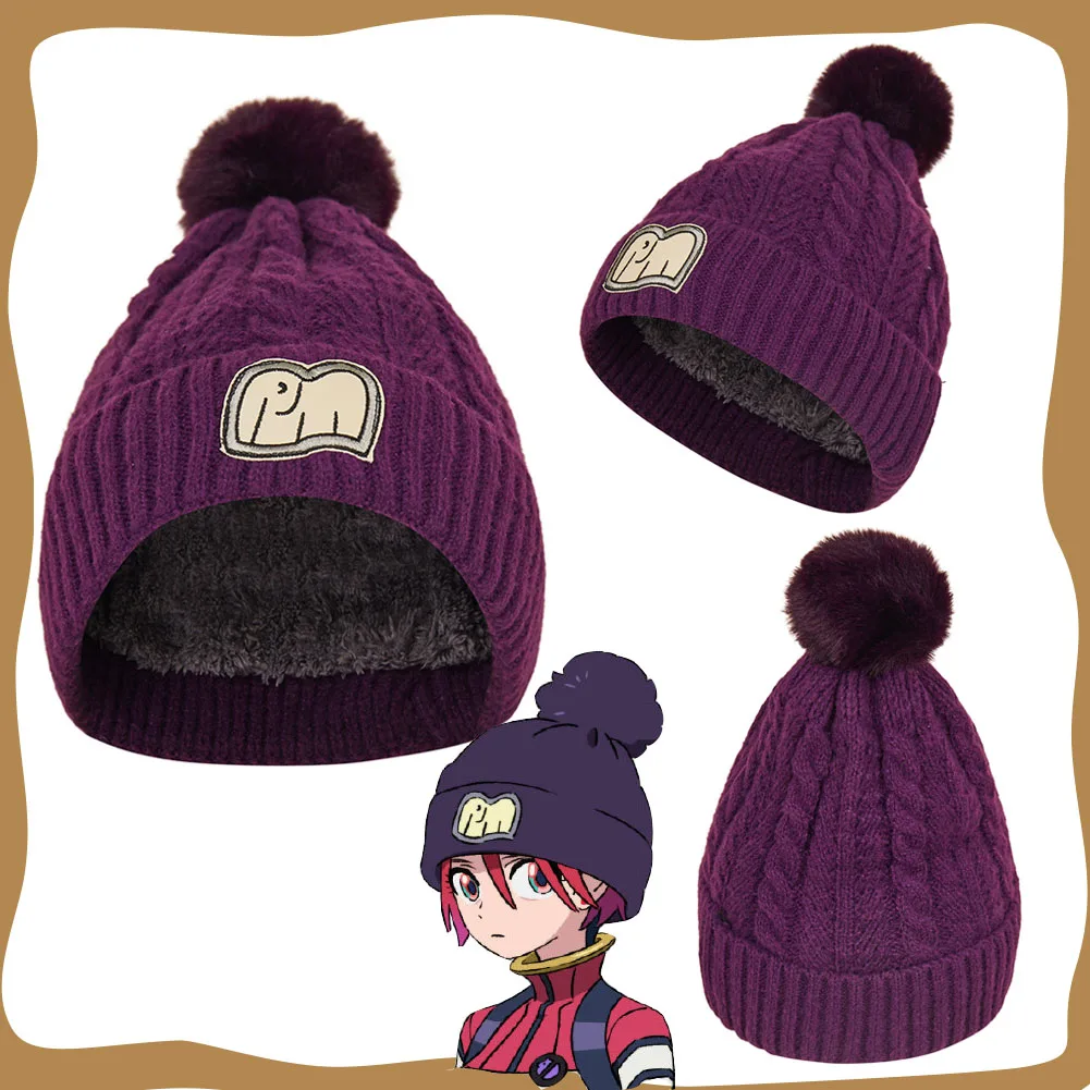 

Amate Yuzuriha Cosplay Women Girls Fantasy Purple Hat Anime Costume Accessories Female Cap Outfits Props Halloween Carnival Suit