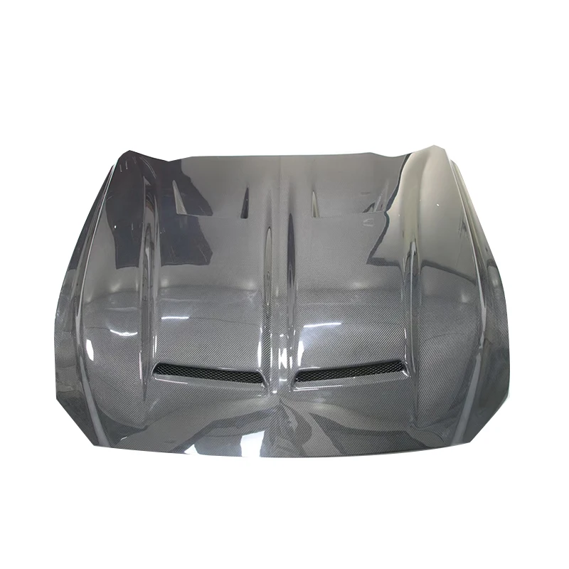 

High Quality Super Snake Carbon Fiber Engine Bonnet Hood for Mustang Carbon Fiber Hood Perfect Fitment 2015-2017