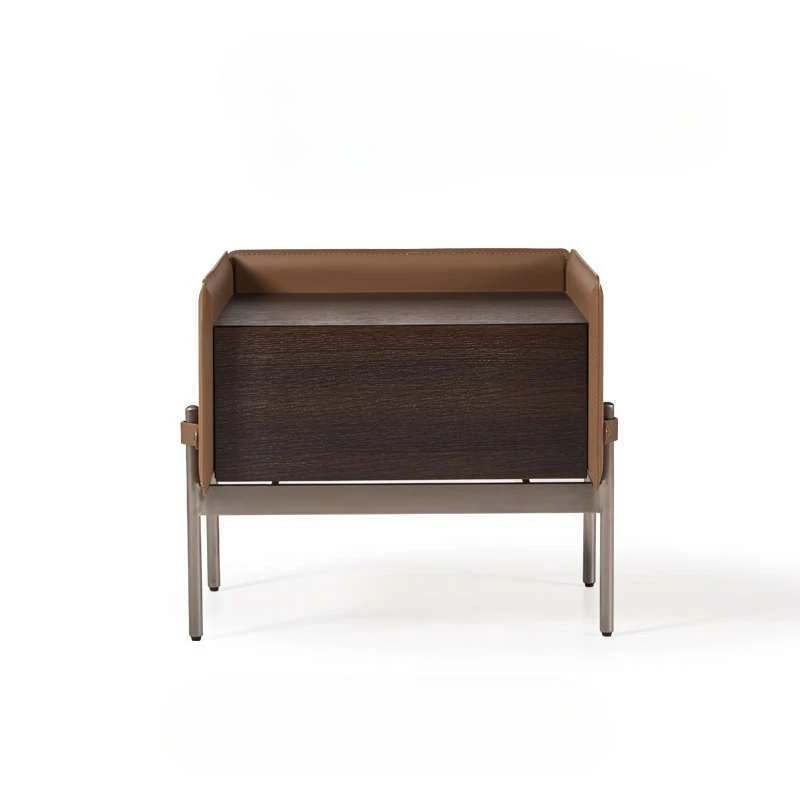 Solid wood bedside table storage bedside cabinet