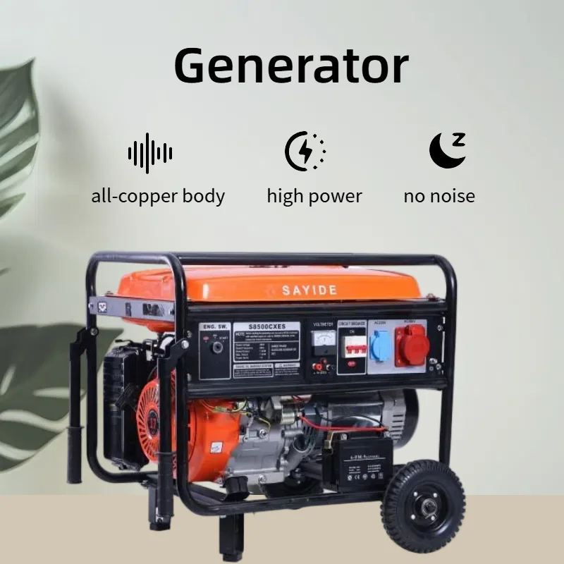 

Electricity Generatorspetrol Electric Generator Factory Direct Sales Quiet and Lightweight 212cc Engine Customizable Portable