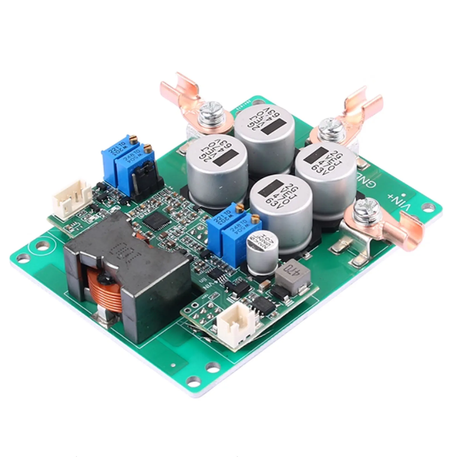 DC Automatic Buck-boost Power Module, High-power Step-up and Step-down 2-way Power Supply Board, Adjustable 60V/20A