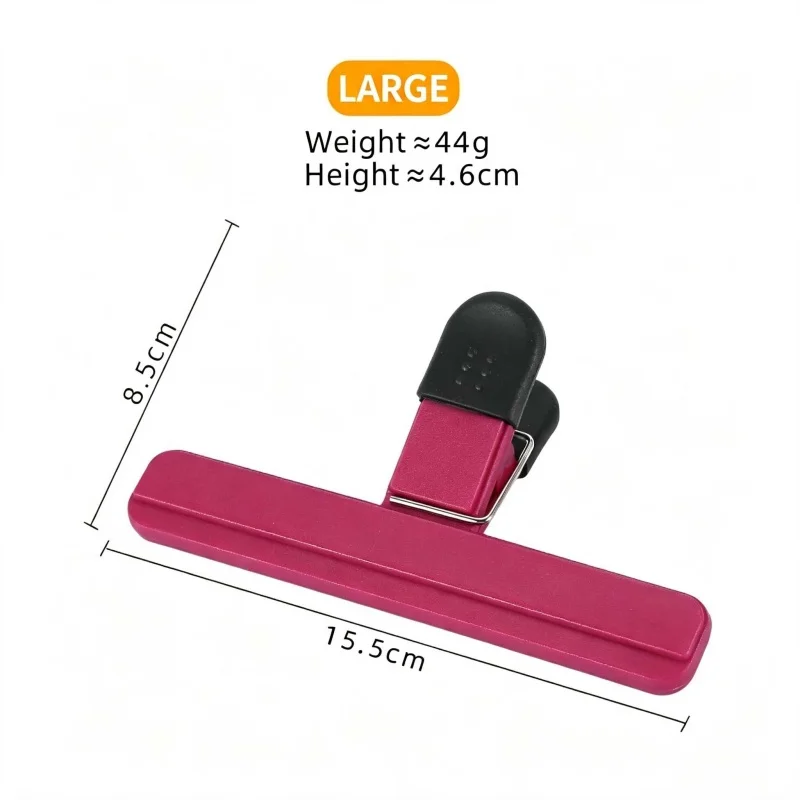 4Pcs Portable Plastic Bag Sealing Clips,Food Snack Bag Seal Clamps,Multipurpose Sealer Tools for Kitchen Storage Accessories