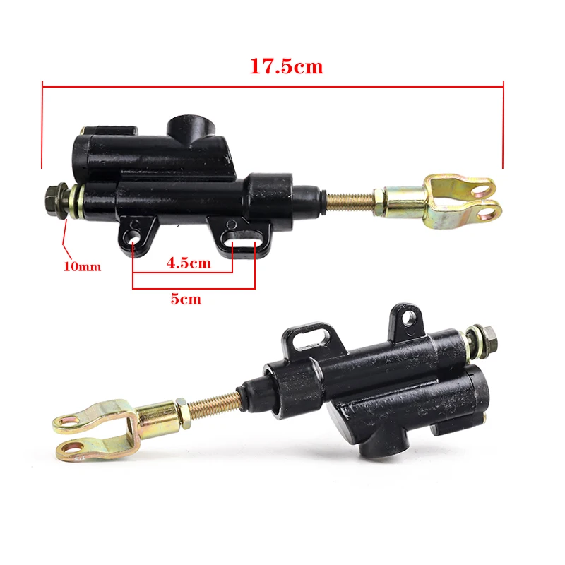 Motorcycle Rear Hydraulic Brake Brake Master Cylinder For 50cc 70cc 110cc 125cc 150cc 250cc ATV Pit Pro Dirt Bike