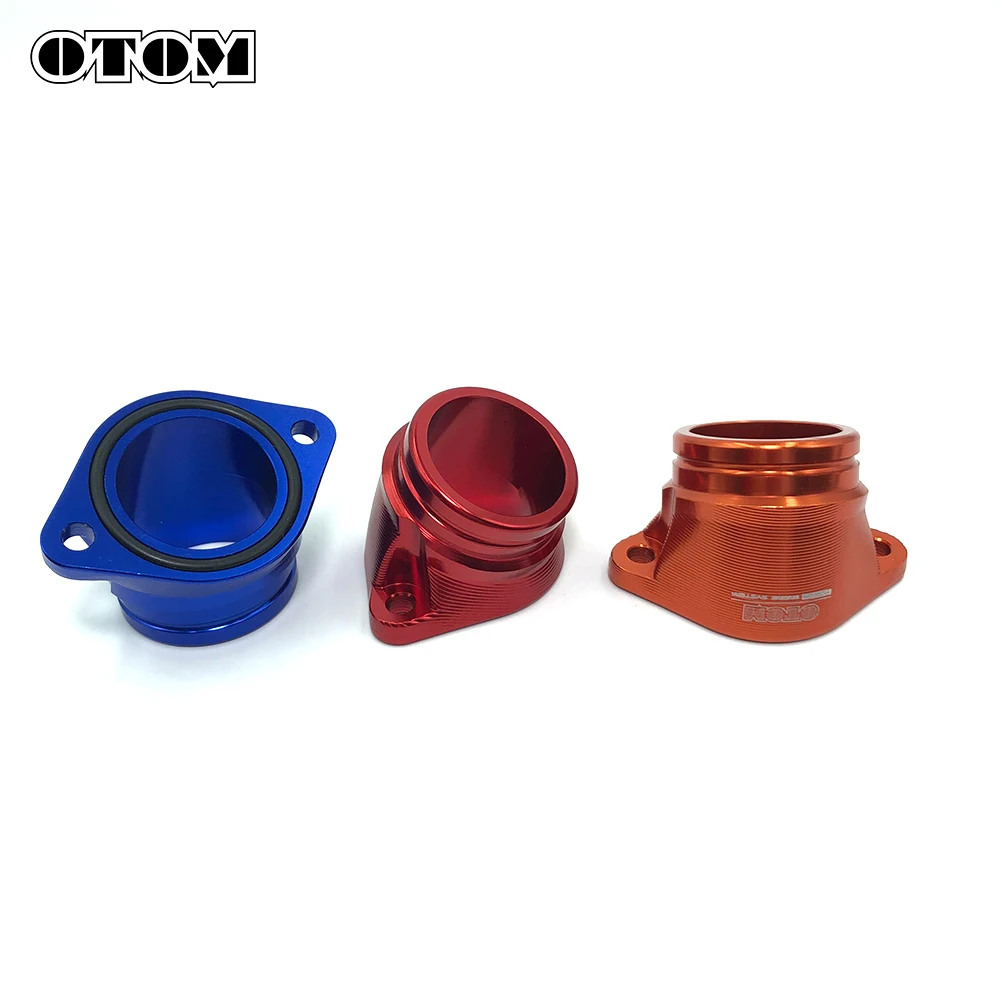 OTOM Multicolor Motorcycle Intake Manifold Pipe Carburetor Adapter 34mm CNC Aluminum Inlet Tube O-Ring For ZONGSHEN NC250 Parts