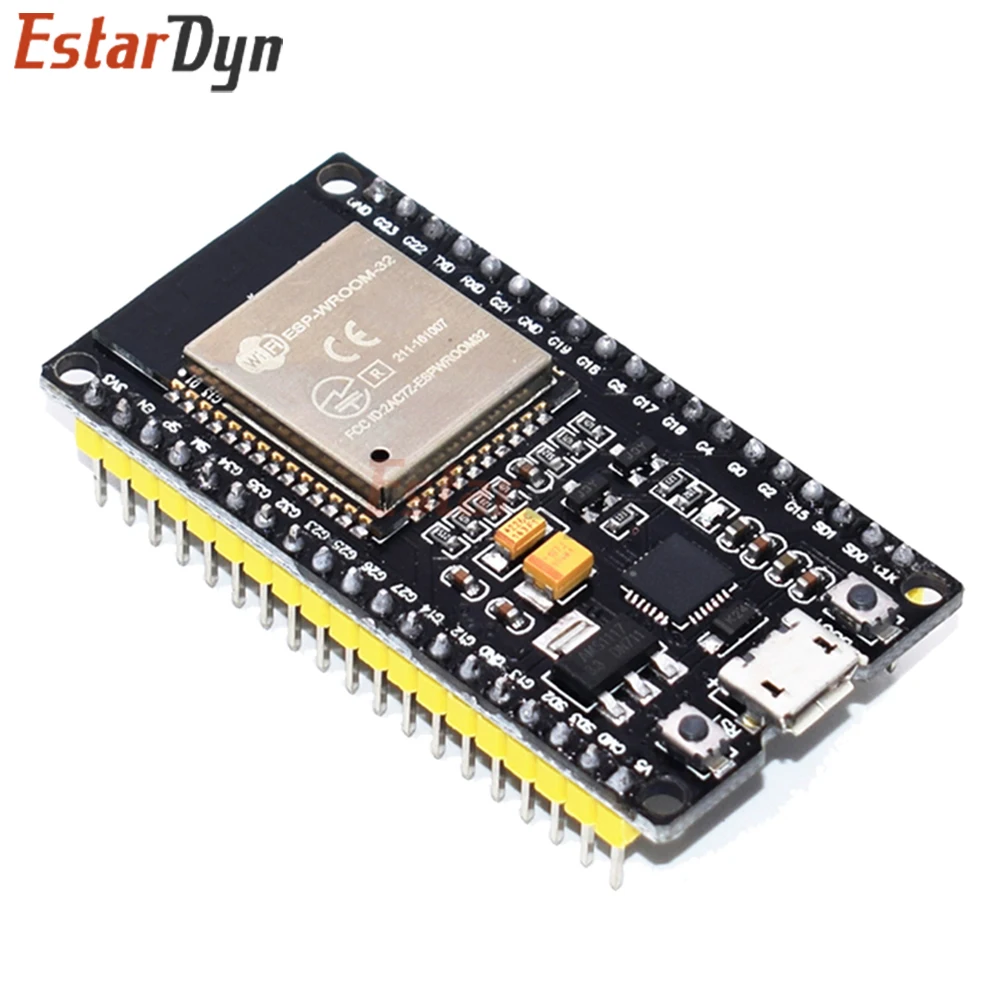 Estardyn ESP32 Micro USB CP2102 Development Board WiFi+Bluetooth Dual Core ESP-32 38Pins Low Power Compatible — product photo 1 of 1