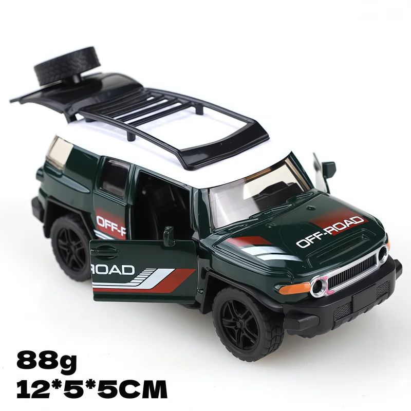1/36 Scale Alloy Off-Road Car Model, Returner Toy, Children's Collection Display Piece