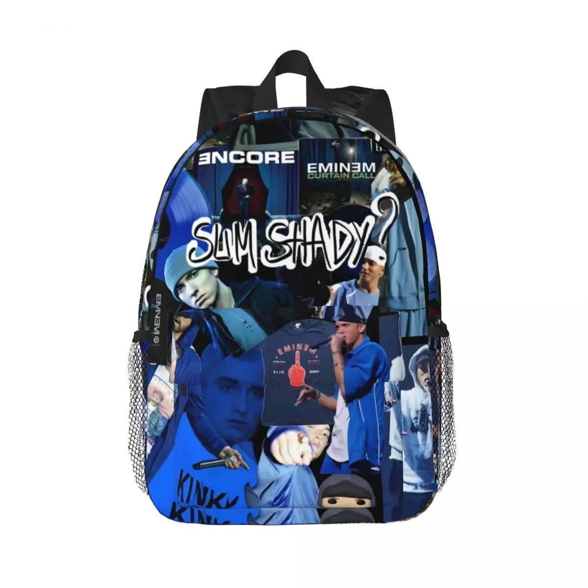 

Custom E-Eminem Backpacks Teenager Bookbag Casual Students School Bags Travel Rucksack Shoulder Bag Large Capacity 15 inch