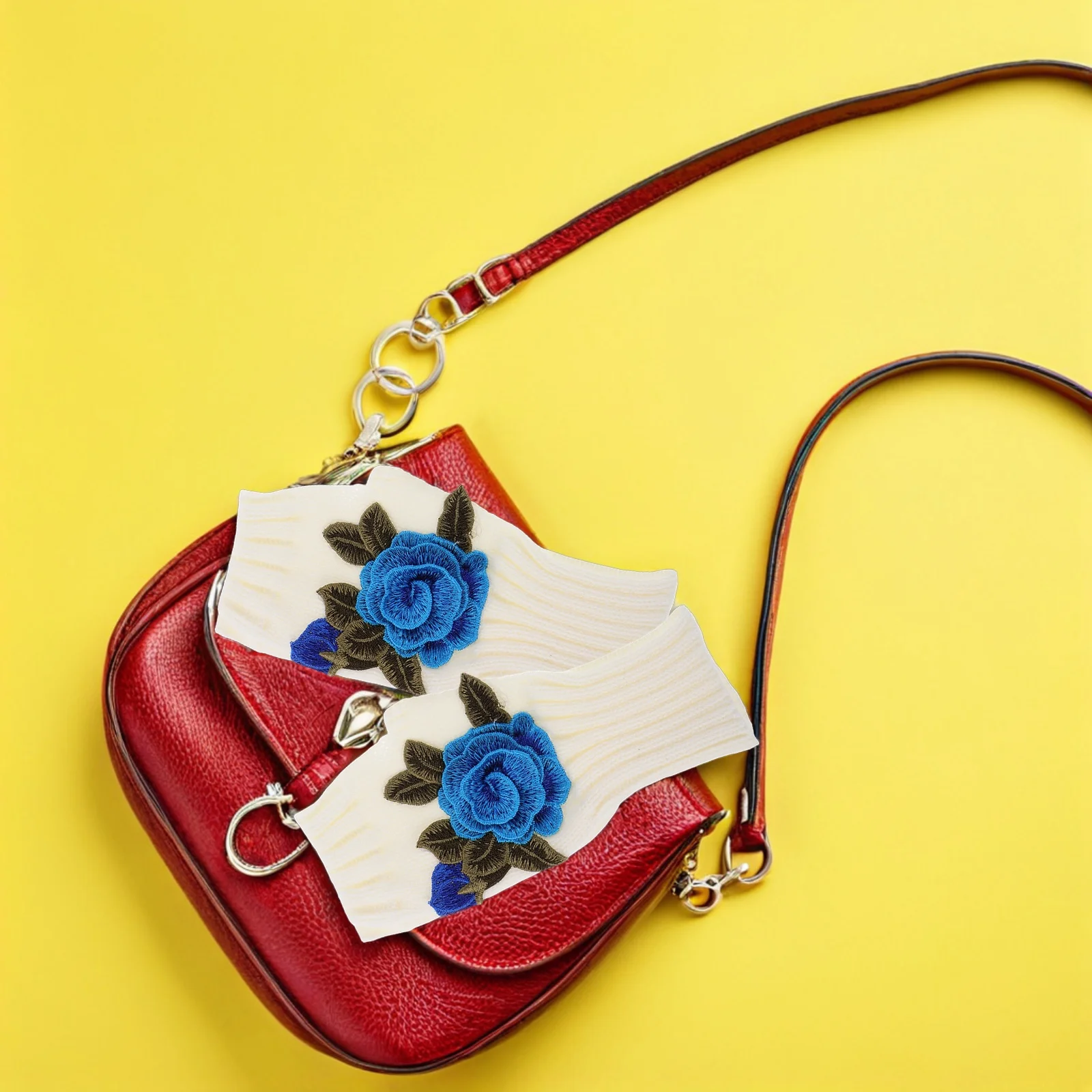 

1Pair Fingerless Gloves Women Floral Design Half Finger Knitted Warm Mittens Cold Weather Wrist Warmers Fashion Gloves