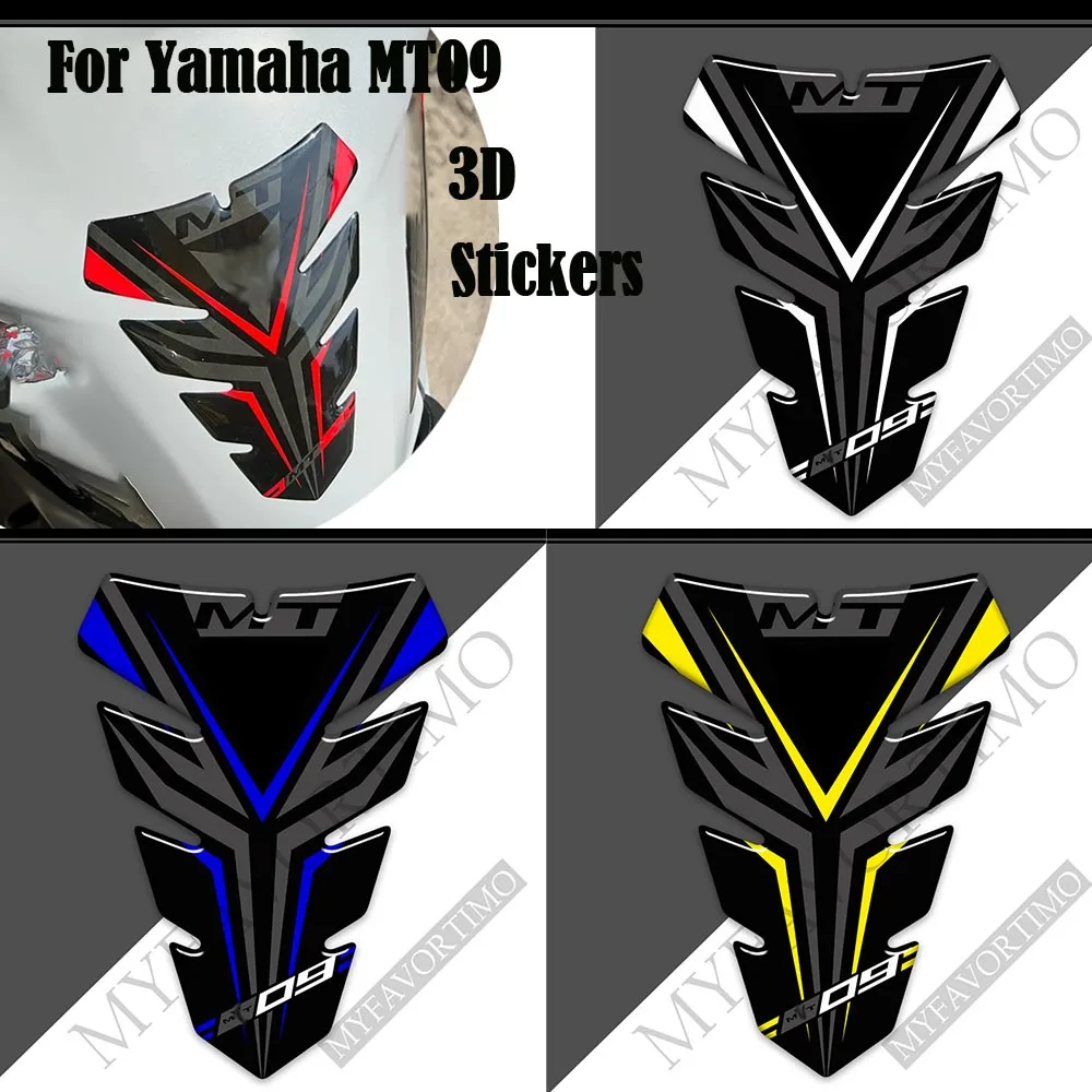 Motorcycle For Yamaha MT09 MT FZ 09 SP 2016-2021 Tank Pad Side Grips Gas Fuel Oil Kit Knee Fairing Fender Protector Stickers