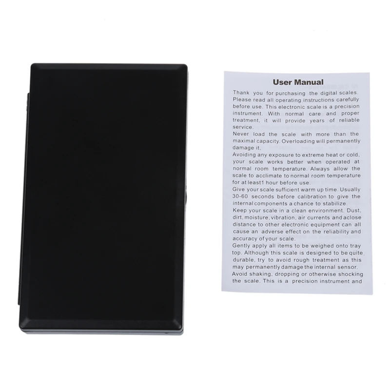 100G X 0,01G Mini LCD Digitale Draagbare Pocket Sieraden Sieraden Goud Diamant Gram Weegschaal Zwart