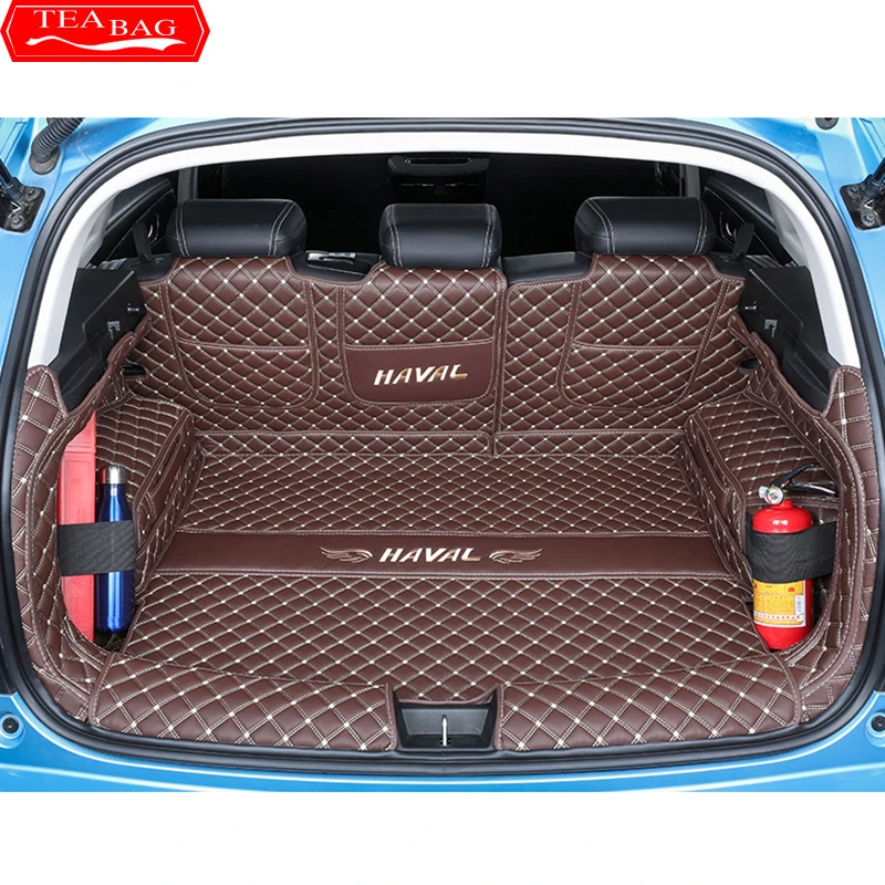 

For GWM Haval Jolion 2022 2021 Car Styling Trunk Protection PU Leather Mat Catpet Interior Cover Part Auto Accessories