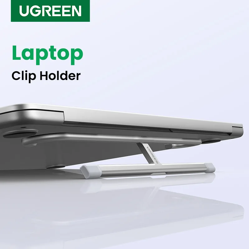 UGREEN Laptop Stand For Macbook Pro Foldable Aluminum Vertical Notebook Stand Laptop Support Macbook Air Pro Tablet Phone Stand