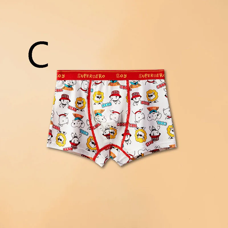 Wholesale 100 Packs Boys Cotton Red Trunk Multipack Boxers Underpants Kids Child Chinese Knot Panties Teenage New Year Underwear
