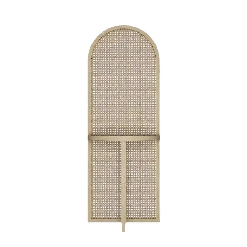 

Japanese-style rattan screen partition living room entrance porch blocking movable solid wood seat screen