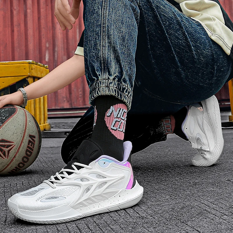 

Men Casual Sneakers Running Shoes Fashion Outdoor Sneaker Fashion Sports Shoes Mesh Breathable Cushioning Basketball Footwear
