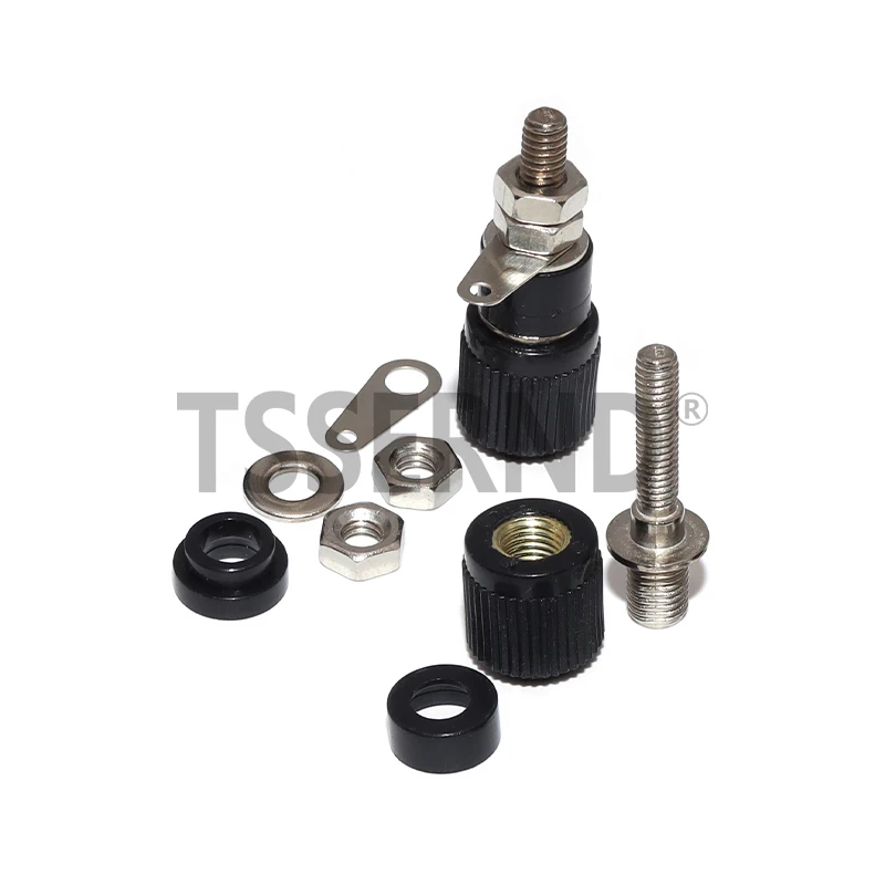 10 PCS JS-910B 999B Binding Posts Terminals 4mm Banana Plug Socket 4mm Terminal Connector for Amplifier Arduino