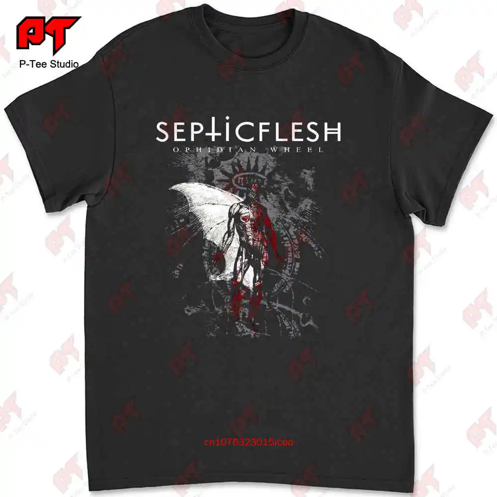 Septic Flesh Ophidian Wheel T-shirt R3G4