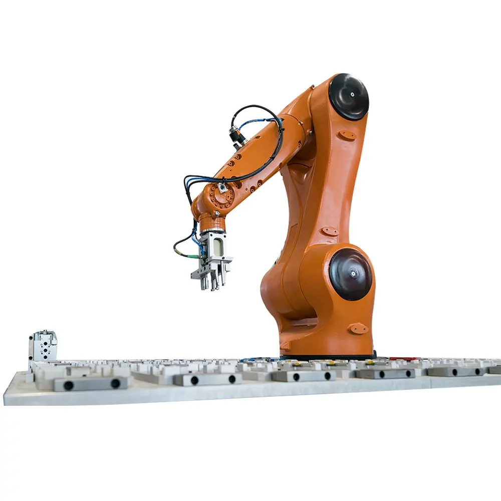 روبوت عالمي عالي الدقة ذو 6 محاور مناسب للتحميل والتفريغ على ماكينة CNC لتلميع اللحام والتعامل مع آلة CNC