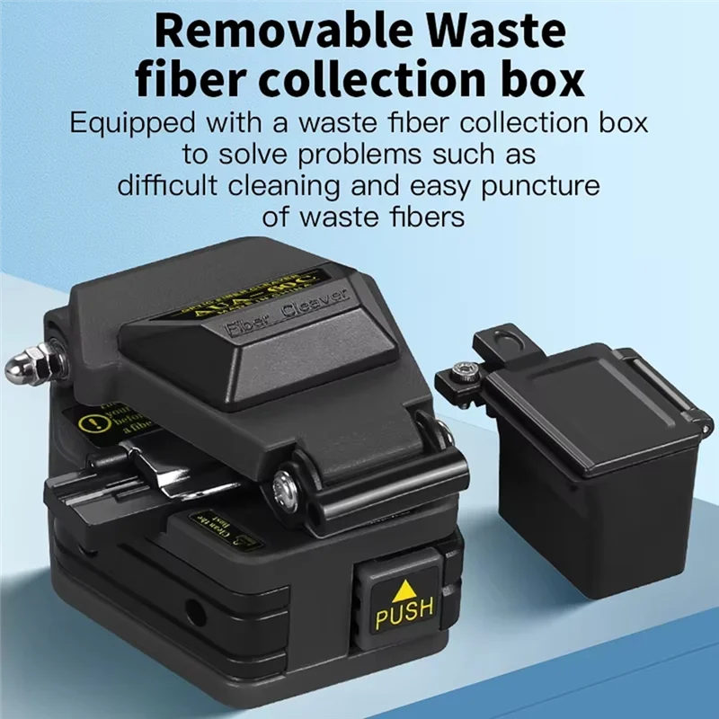 Cutelo de fibra HGFLE-AUA-60C ftth conector de derretimento quente e frio ferramentas de faca de corte de cabo de fibra óptica 16 lâmina facial