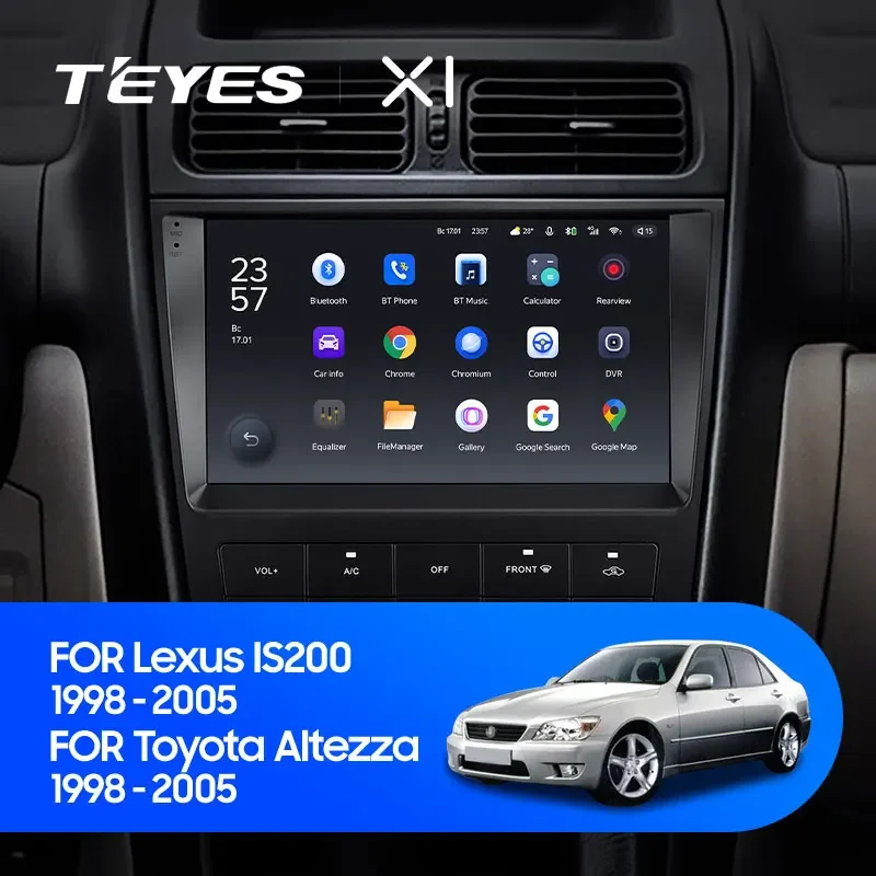 TEYES X1 For Lexus IS200 XE10 1998 - 2005 For Toyota Altezza XE10 1998 - 2005 Car Radio Multimedia Video Player Navigation GPS