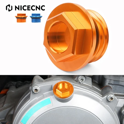 NICECNC tapón de llenado de aceite para KTM 50 62 85 125 200 250 300 350 450 530 620 640 660 1290 SX/SMR/EXC/SX-F/EXC-F/XC/XC-F Duke