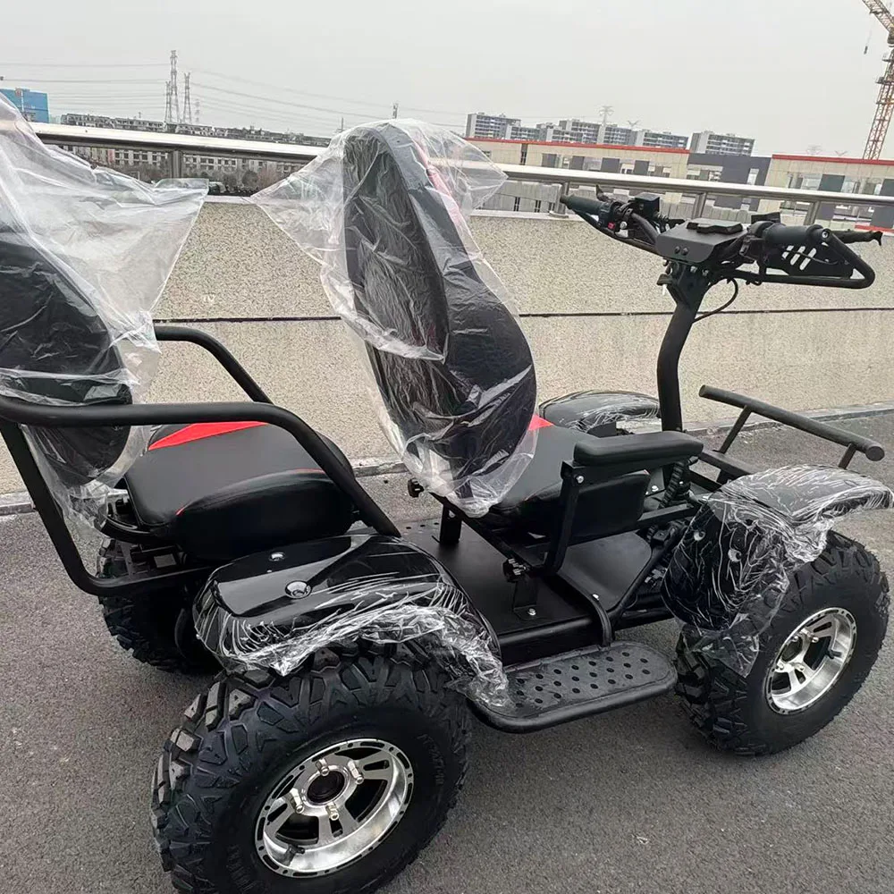 Heavy Outdoor Electric Scooter Dual Seat 6000W Off Road Scooter with Strong Power for Steep Terrain