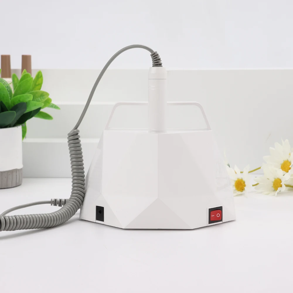 Akumulatorowa, bezrdzeniowa, przenośna, stołowa frezarka elektryczna do paznokci 35000 obr./min, do manicure, pedicure, polerowania, 65W