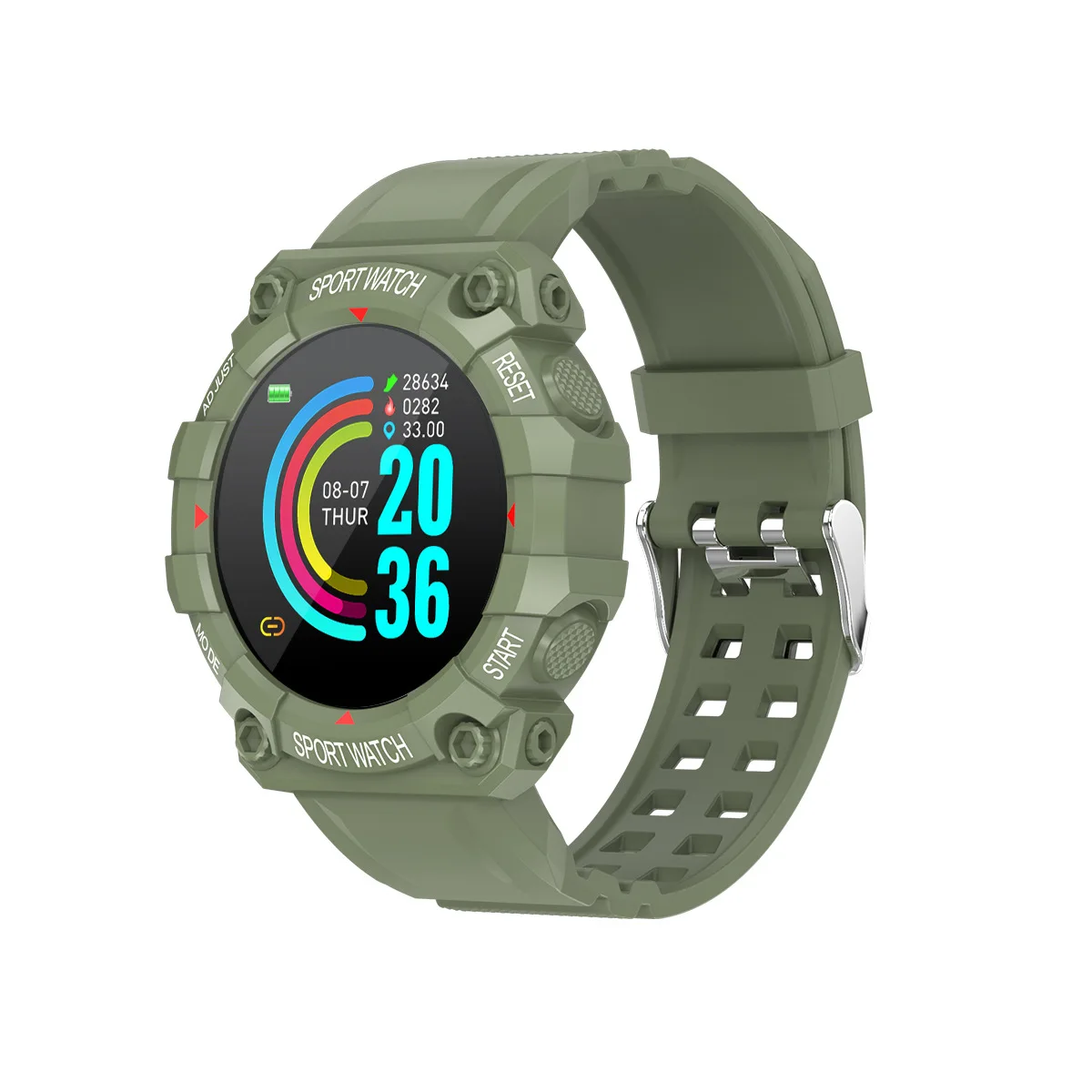 FD68 smartwatch lembrete de informações de monitoramento de saúde em espera multi esporte colorido relógio de tela grande