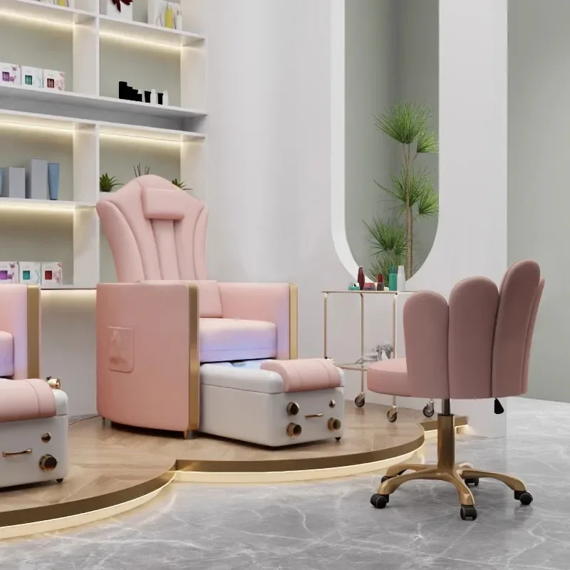 

Professional Pedicure Chair Beautician Stool Manicure Chair Nail Salon Armchair Professional Salon Furniture Sillon De Pedicure