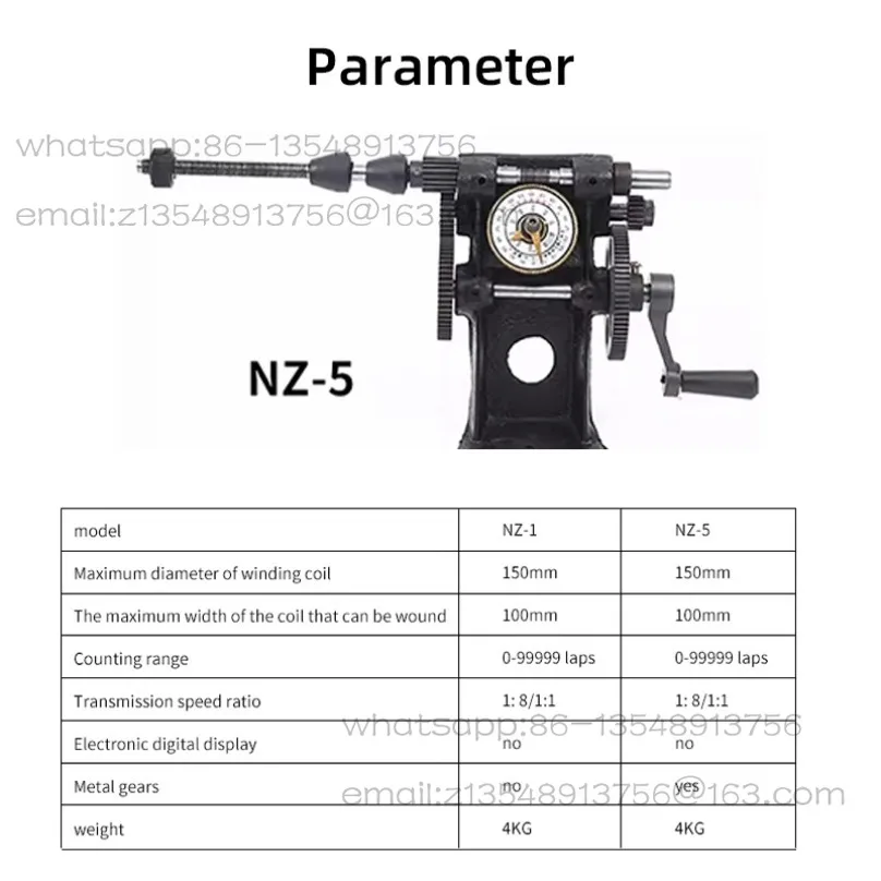 

Ручная намоточная машина Малая катушка для намотки ИнЗ-1 Инструмент Механическое подсчет