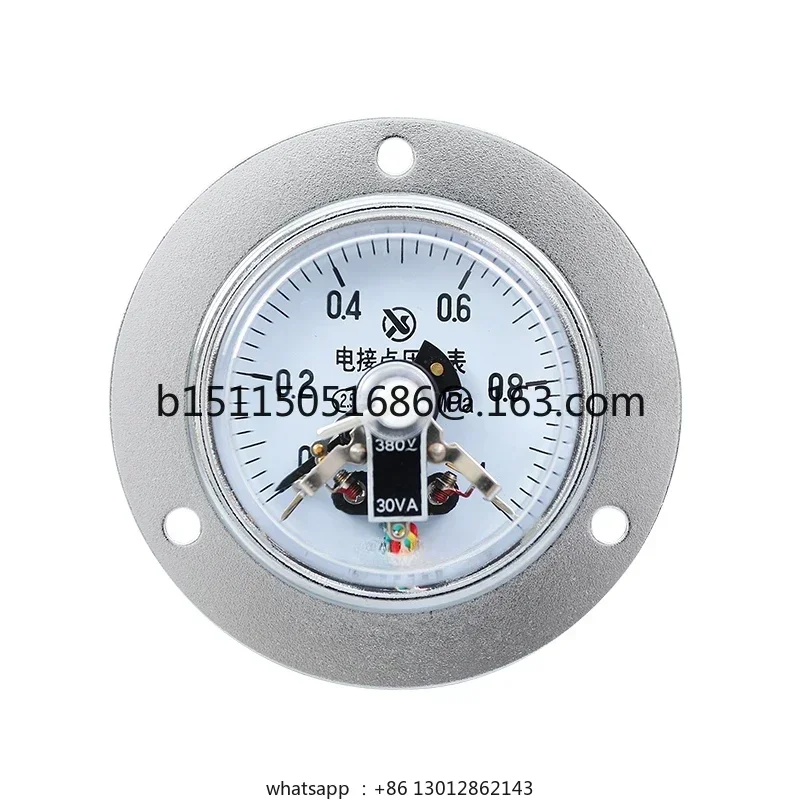 

New YXC-60ZT 1MPa Axial Magnetic Assisted Electrical Contact Pressure Gauge, Panel Pressure Alarm, Controller