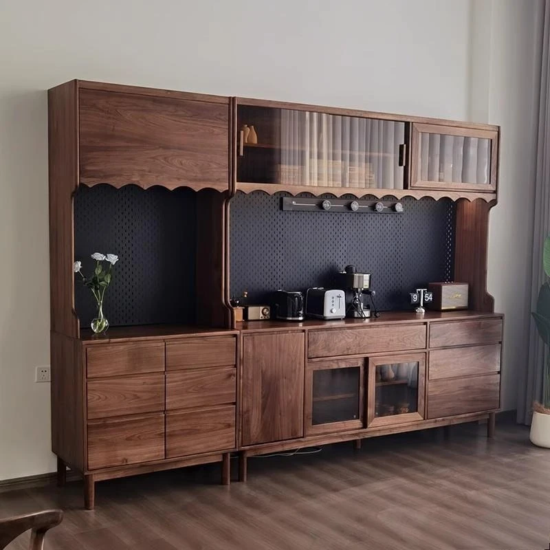 Black walnut sideboards, wine cabinets, cabinets, storage cabinets, all solid wood