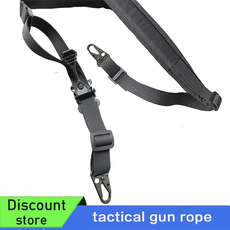 Tactical Gun Rope. 2-Point Gun Rope with Adjustable Quick Draw Cord. Modular Suspenders