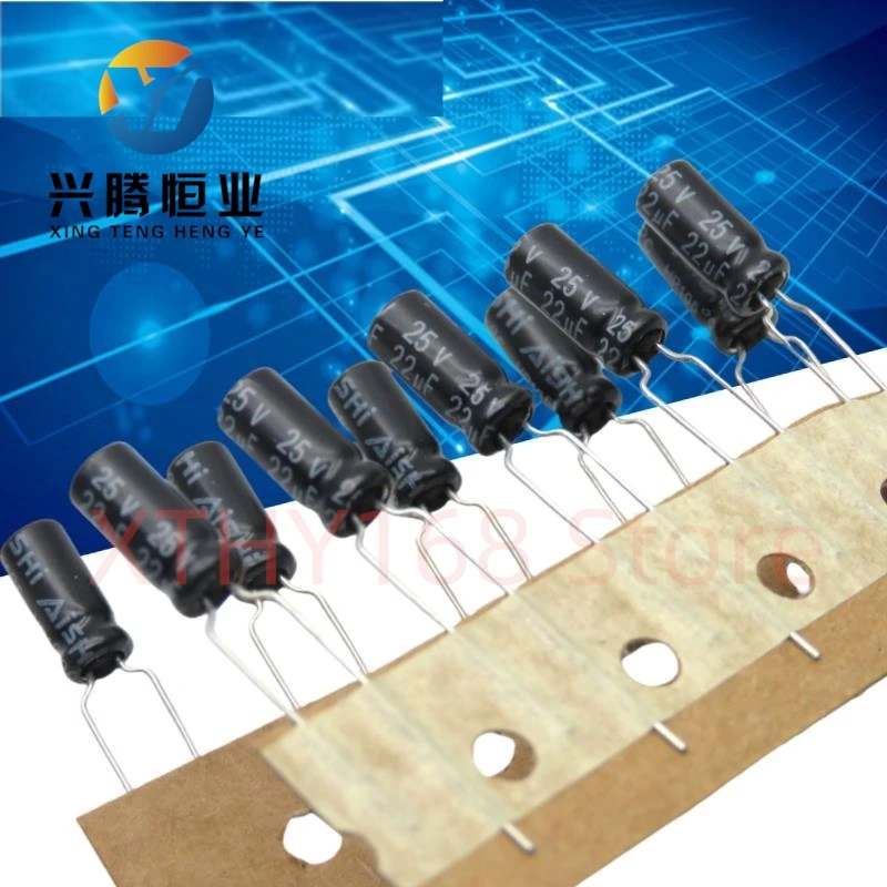 20PCS 22uf BP non-polar audio frequency crossover electrolytic capacitor 25v 22uf 5X11mm