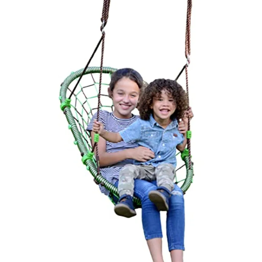 

Tree Swing Outdoor Swing Chair for and Adults Weather Resistant Heavy Duty Metal Frame Multi-Position Supports up to 200lbs Age