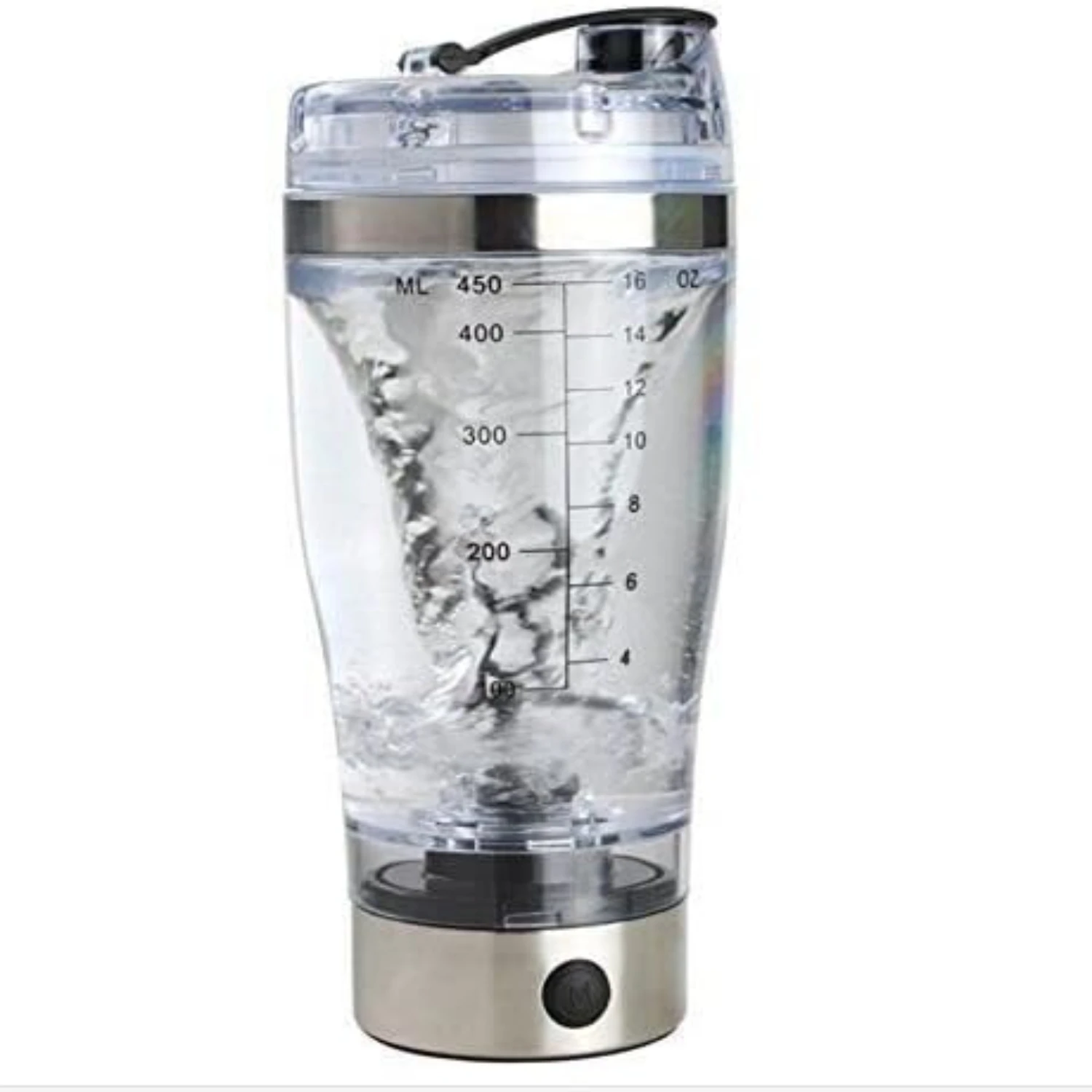 Enhanced 450ml Smart Protein Shaker Blender - Detachable Design, Mixer Cup - Intelligent Vortex Movement - Water Algorithm Techn