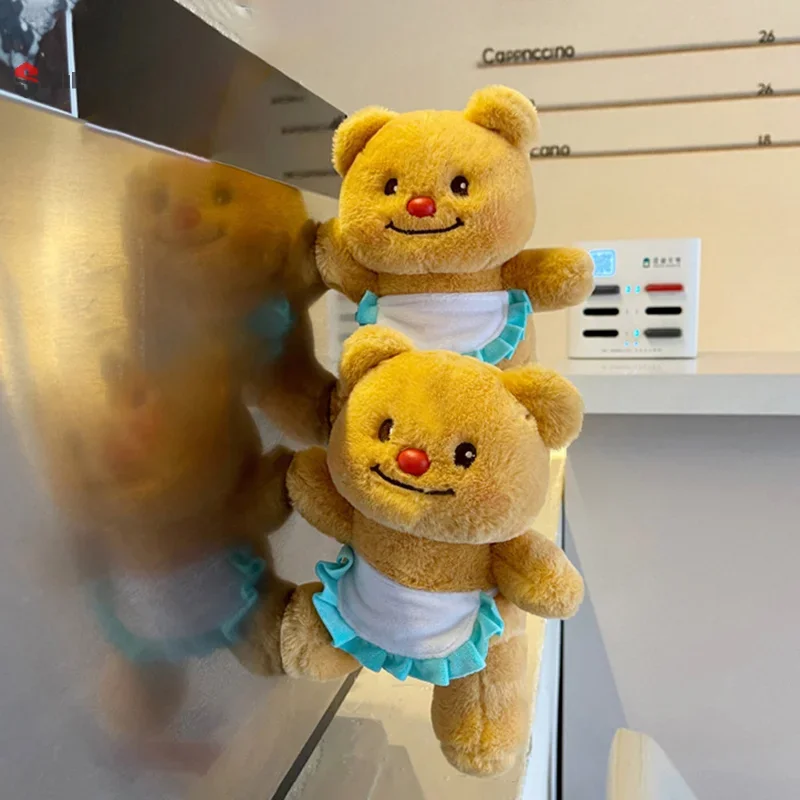 漫画ぬいぐるみ冷蔵庫マグネットステッカーグラバー人形漫画バタークマ冷蔵庫磁気壁装飾アクセサリーギフト