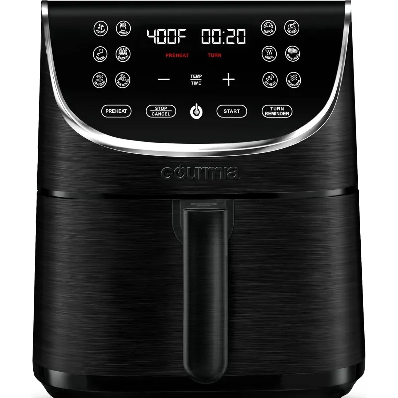 

Air Fryer Oven Digital Display 7 Quart Large AirFryer Cooker 12 Touch Cooking Presets, XL Air Fryer Basket 1700w Power