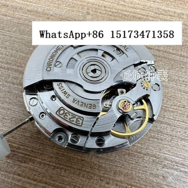 ملحقات الساعة: حركة شانغهاي 3230 الجديدة، بدون تقويم، ماء Gh-ost، ميكانيكية أوتوماتيكية ذات حركة ثابتة