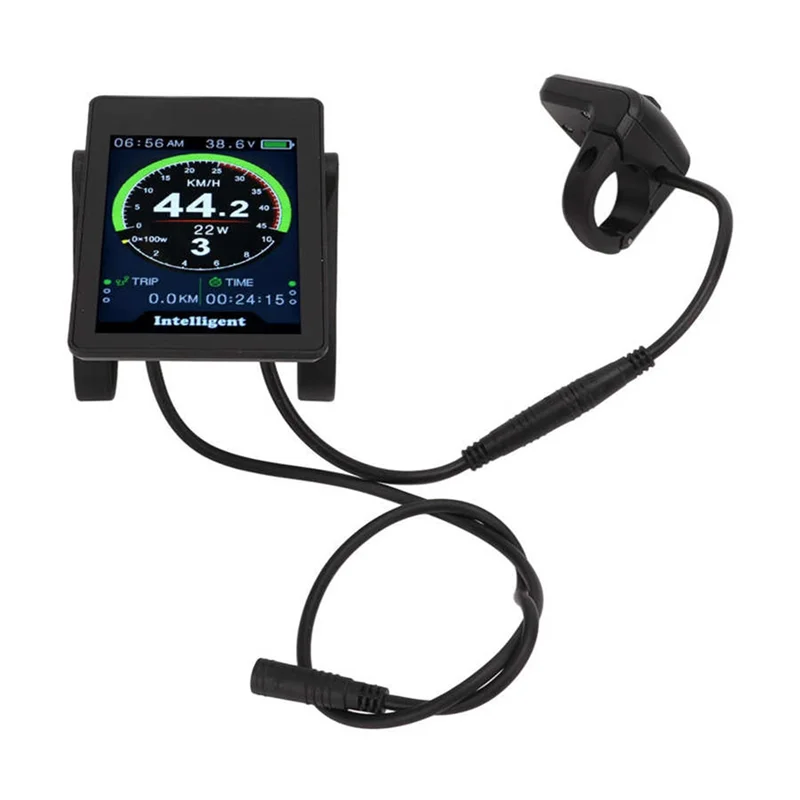 

A64T-860C Electric Bicycle Full Color LCD Display For Bafang Series Mid Drive Motor Kit 3.5 Inch IPS IP65 Waterproof