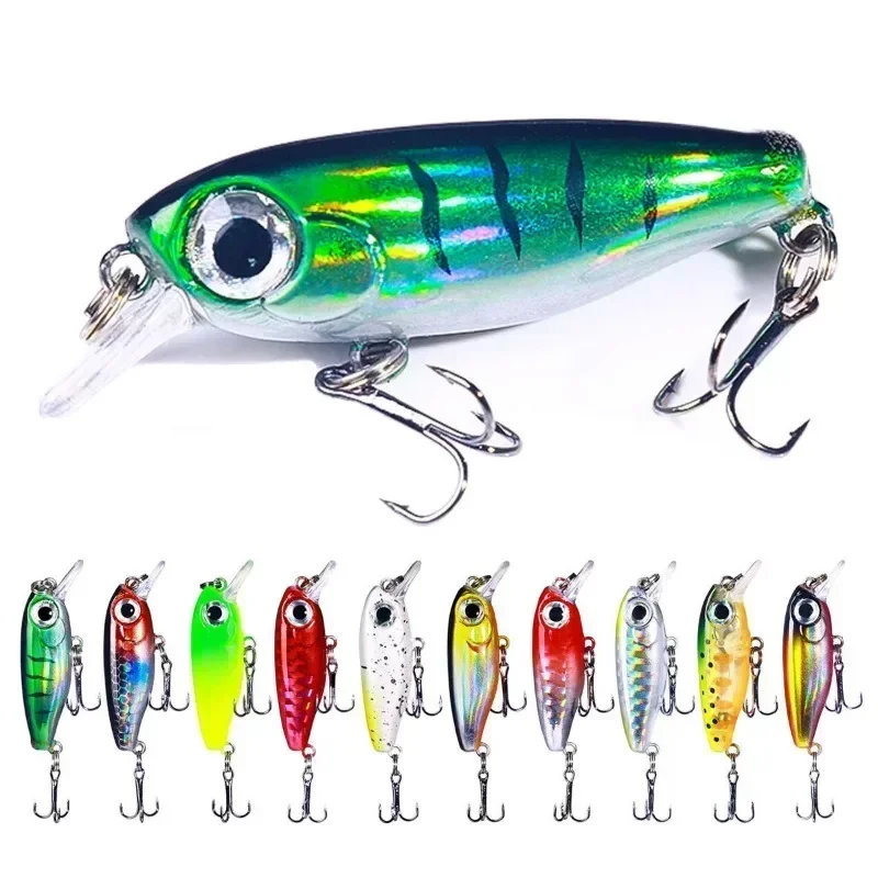 Fresh Water Plastic Mini Milo Fake Lures Slow Sink Hanging Lures Sturdy Durable Road Lures New2024 Fishing Lure Set Carp Fishing