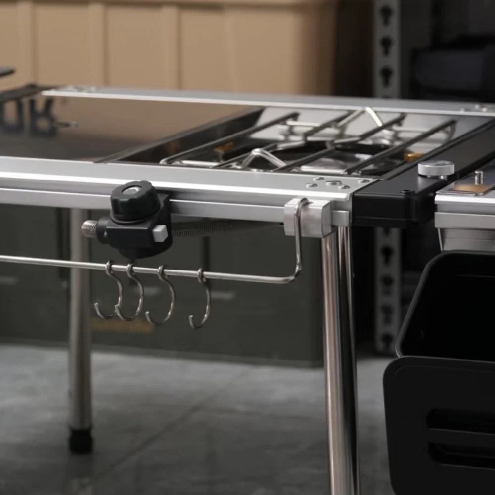 Aluminium Alloy IGT Extension Plate Link Buckle Extension Plate Link Snap Connecting Hook for Outdoor Camping IGT Table