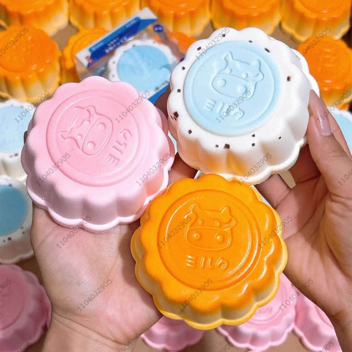 Milchpudding Langsam steigendes Squishy-Spielzeug Großer Käsepudding Feuchtes Quetschspielzeug Langsamer Rückprall Stressabbau Hand Entspannen Geschenkspielzeug